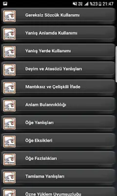 TYT AYT Türkçe Dil Anlatım android App screenshot 4