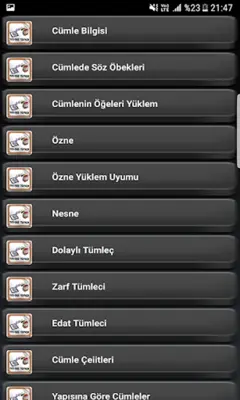 TYT AYT Türkçe Dil Anlatım android App screenshot 5