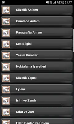 TYT AYT Türkçe Dil Anlatım android App screenshot 6